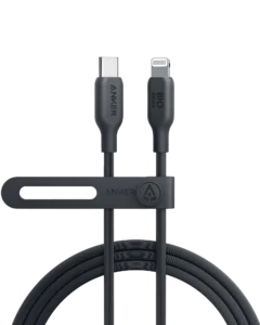 Anker 542 USB-C to Lightning Cable (Bio-Nylon) 3ft – Black