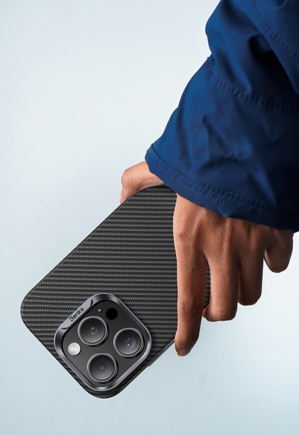 Benks ArmorAir Case built with Kevlar® 600D for iPhone 15 Pro Max