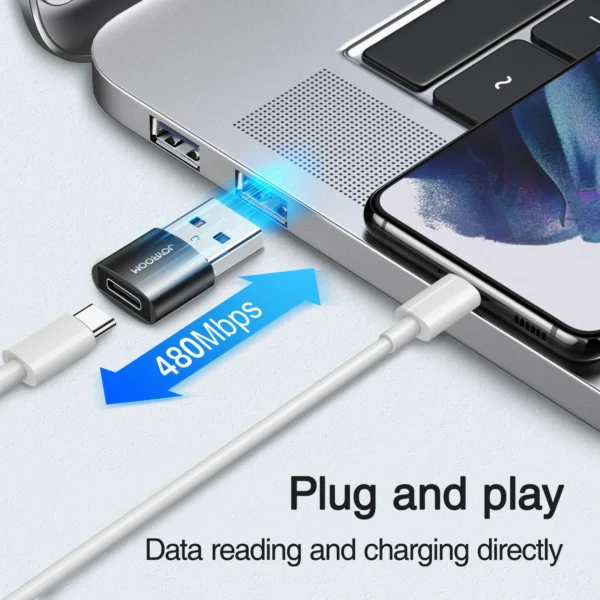 Joyroom S-H152 USB male to Type-C female adapter