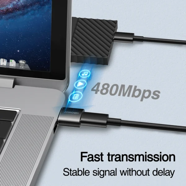 Joyroom S-H152 USB male to Type-C female adapter