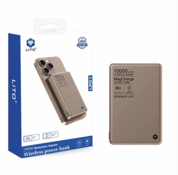 LITO LP01 10000mAh Magnetic Power Bank