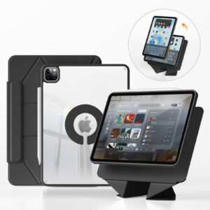 Kenke Aurora 5 Detachable Clear Cover IPad with Pen Slot Auto Sleep and Wake up Protective Tablet Case for IPad