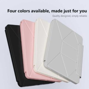 Kenke Aurora 5 Detachable Clear Cover IPad with Pen Slot Auto Sleep and Wake up Protective Tablet Case for IPad