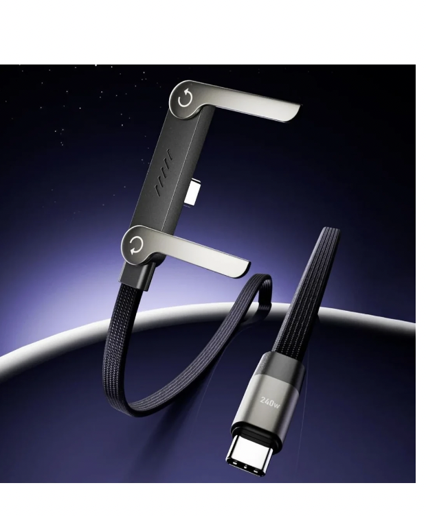 240W Fast Charging Type-C to Type-C Cable with Phone Holder (X09A)